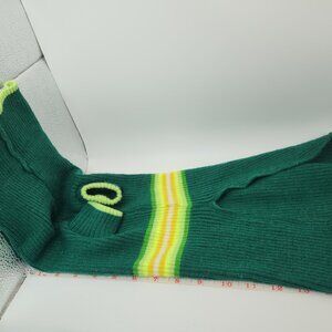 Fashion Pet Size L Dog Sweater Green W/Yellow Stripe. For Dogs 12-25 lbs